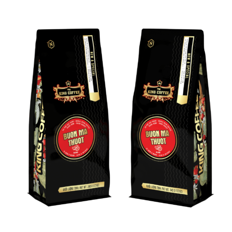 KING COFFEE Buon Ma Thuot Blend whole bean coffee - Bag 340g - BMT