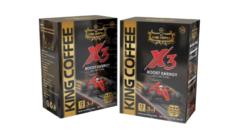 KING COFFEE Hoà tan 3IN1 X3 – Hộp 324 g (12 sticks x 27 g) - Box