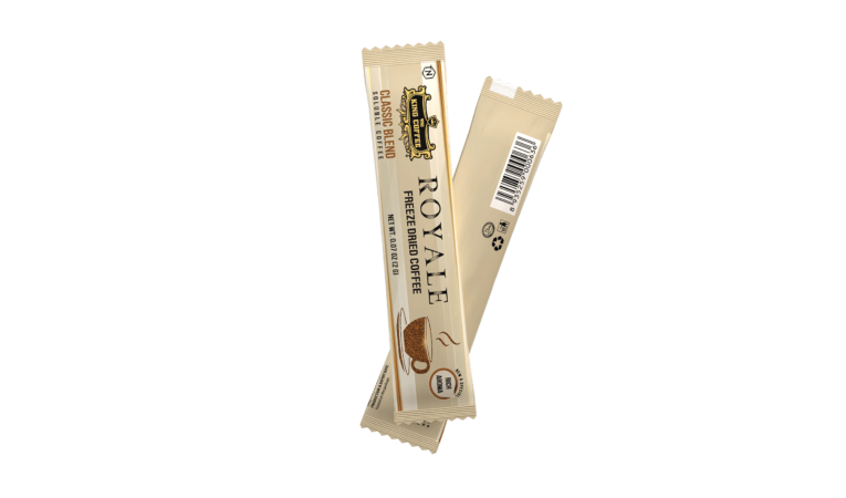 KING COFFEE ROYALE Classic Blend freeze dried soluble coffee - Box 24 g (12 sticks x 2g) - STICK
