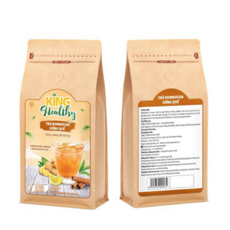 King Healthy Trà Kombucha Gừng Quế- Túi 500g (V/V)