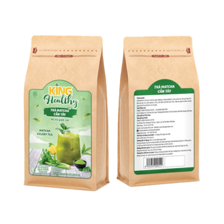 King Healthy Trà Matcha Cần Tây- Túi 500g (V/V)