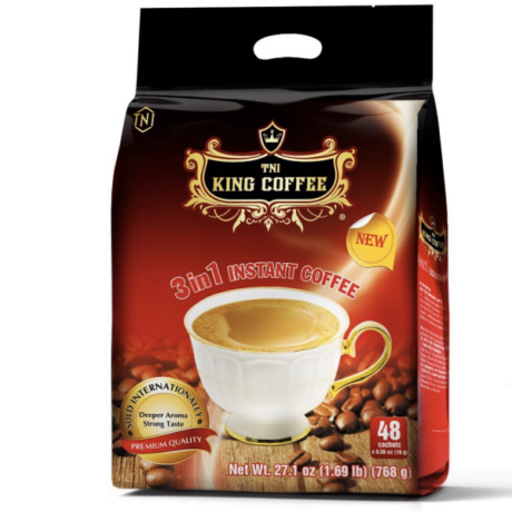 King coffee 3in1 instant - Bag 48 sachets x 16gr (E/E)