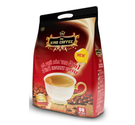 King coffee 3in1 instant - Bag 88 sticks x16gr (EV)
