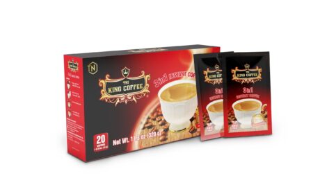 King coffee 3in1 instant - Hộp 20 sachets x 16gr - 20 + sanchets