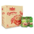 King coffee Cappuccino Coconut - Box 12 sticks x 20gr - box + sticks + carton