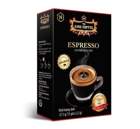 King coffee Espresso instant - Hộp 15 sticks x 2.5gr (VV)