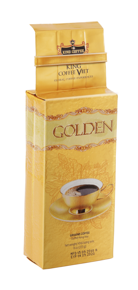 King coffee Golden - Bag 225 gr