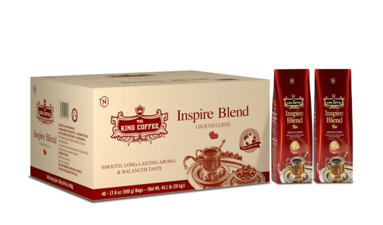 King coffee Inspire Blend - Bag 500gr - bag + carton