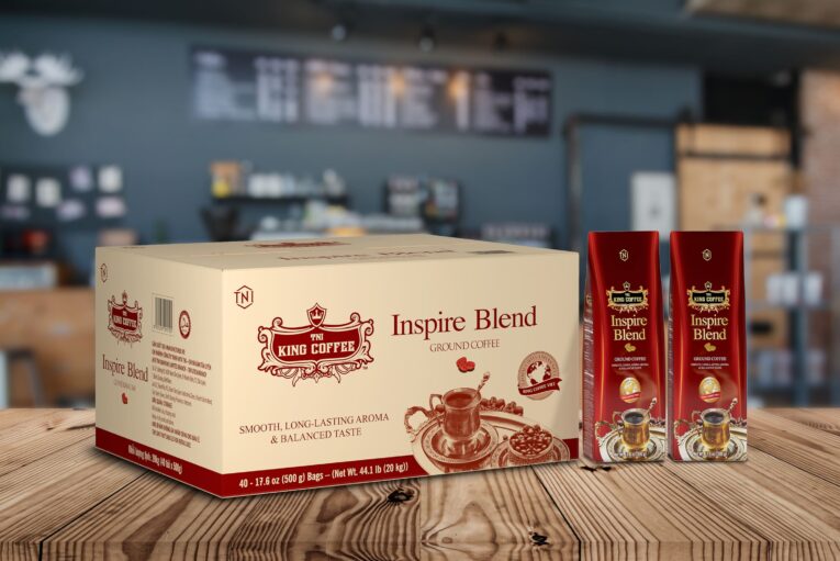 King coffee Inspire Blend - Bag 500gr -phoi-canh