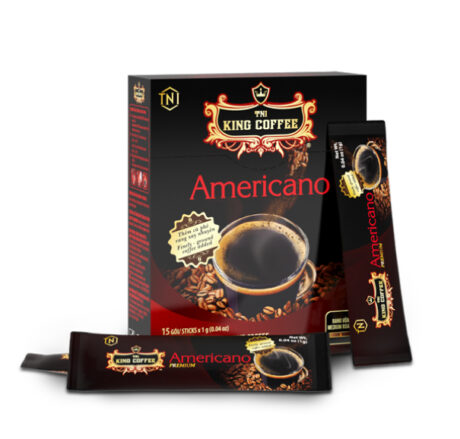 King coffee instant Americano - Box 15 sticks x 1gr (EV)